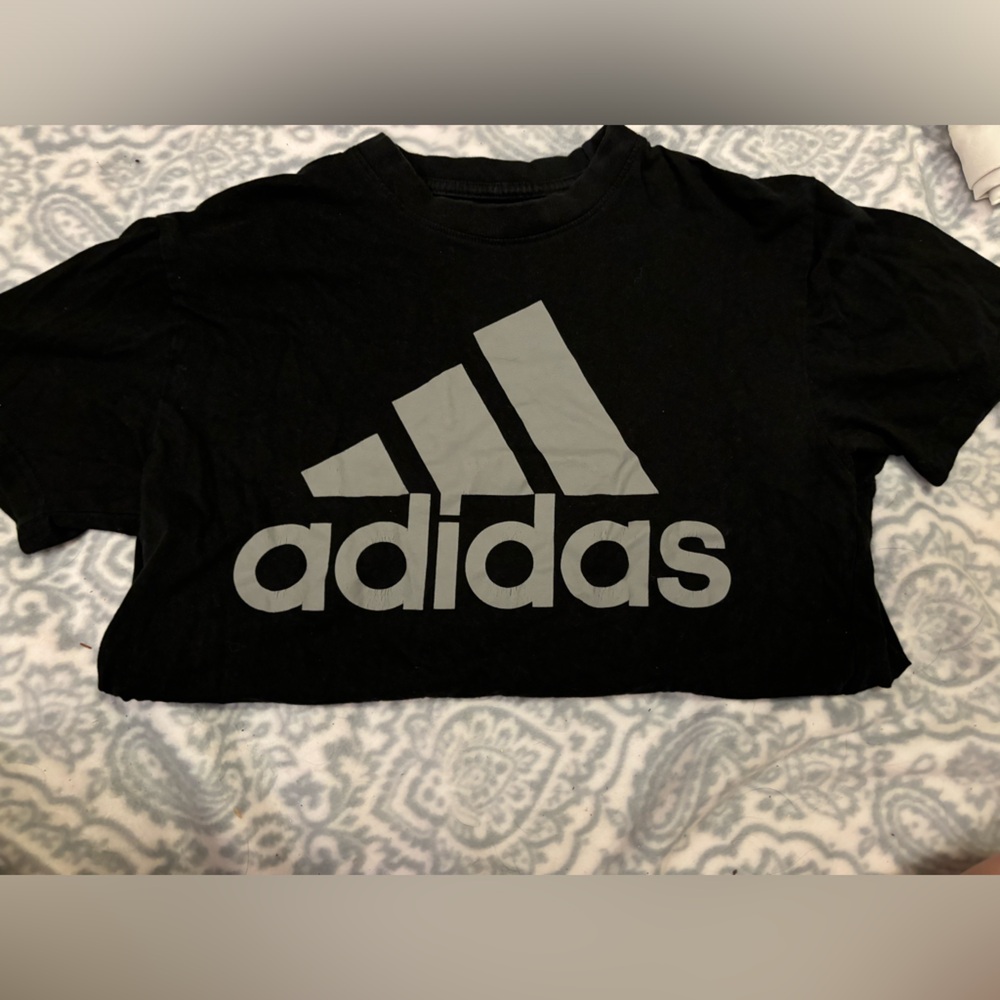 Adidas Black Tee Shirt Small